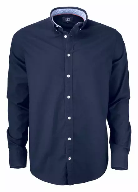 C&B Belfair Oxford Shirt Men's, Tummansi - Cutter & Buck Vaatteet - 352400-580 - 1