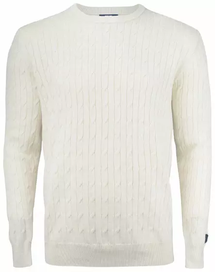 C&B Blakely Knitted Sweater Men's, Sand - Cutter & Buck Vaatteet - 355402-810 - 1