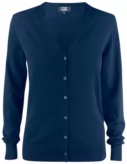 C&B Oakville Cardigan Ladies, tumman sin - Cutter & Buck Vaatteet - 355425-580 - 1