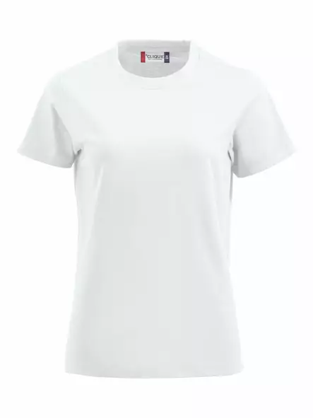 Clique Premium-T Ladies, valkoinen - Clique Vaatteet - 029341-00 - 1