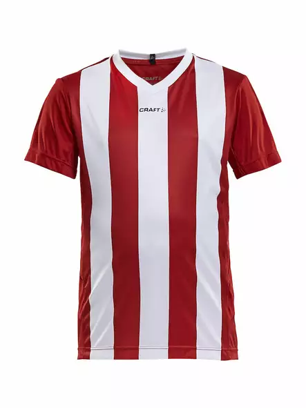 PROGRESS Jersey Stripe JR, BRIGHT RED/WH - Craft Vaatteet - 1905584-1430 - 1