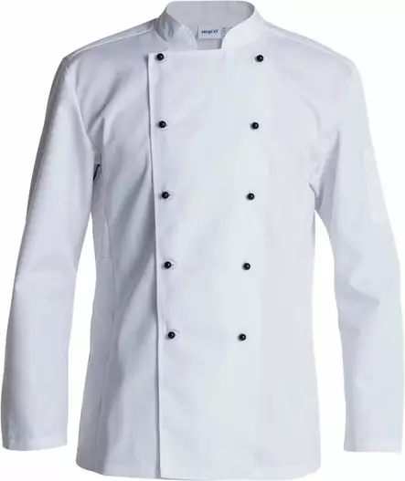 Robin Miesten Kokkitakki, Valkoinen - Hejco Työvaatteet - 113955-900 - 1