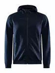CORE Soul Full Zip Hood M, Dark Navy - Craft Vaatteet - 1910620-395000 - 1