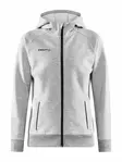 CORE Soul Full Zip Hood W, Grey Melange - Craft Vaatteet - 1910626-950000 - 1