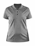 CORE Unify Polo Shirt W, Dk Grey Melang - Craft Vaatteet - 1909139-975000 - 1