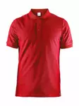 Casual Polo Pique M, Bright Red - Craft Vaatteet - 1905800-430000 - 1