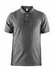 Casual Polo Pique M, Dk Grey Melange - Craft Vaatteet - 1905800-975000 - 1