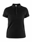 Casual Polo Pique W, Black - Craft Vaatteet - 1905801-999000 - 1