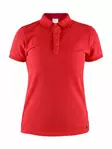 Casual Polo Pique W, Bright Red - Craft Vaatteet - 1905801-430000 - 1