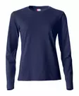 Clique Basic-T L/S Ladies, tumman sinine - Clique Vaatteet - 029034-580 - 1