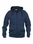 Clique Basic Hoody Full zip, dark navy - Clique Vaatteet - 021034-580 - 1