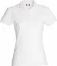 Clique Basic Polo Ladies, valkoinen - Clique Vaatteet - 028231-00 - 1
