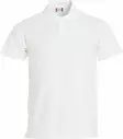Clique Basic Polo S/S Junior, valkoinen - Clique Vaatteet - 028232-00 - 1
