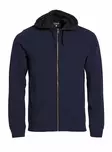 Clique Classic Hoody Full Zip, tummansin - Clique Vaatteet - 021044-580 - 1