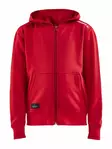 Community FZ Hoodie Jr, BRIGHT RED - Craft Vaatteet - 1908907-430000 - 1