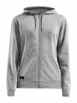 Community FZ Hoodie W, GREY MELANGE - Craft Vaatteet - 1908906-950000 - 1
