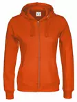 Cottover Naisten vetoketjuhuppari, Orans - Kaikki vapaa-ajan vaatemerkit - 141009-290 - 1