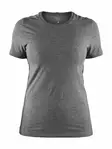 Deft 2.0 Tee W, DK GREY MELANGE - Craft Vaatteet - 1906269-975000 - 1