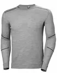 HH Lifa Merino Crewneck, Harmaa - Helly Hansen Asusteet ja Tarvikkeet - 75106-930 - 1