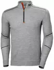 HH Lifa Merino Half Zip, Harmaa - Helly Hansen Asusteet ja Tarvikkeet - 75107-930 - 1