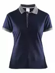 Noble Polo Pique Shirt W, Navy/Dk Grey M - Craft Vaatteet - 1905074-2390 - 1