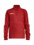 PROGRESS Halfzip LS Tee JR, BRIGHT RED - Craft Vaatteet - 1905639-1430 - 1