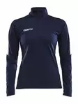 PROGRESS Halfzip LS Tee WMN, NAVY - Craft Vaatteet - 1905625-1390 - 1