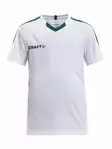PROGRESS Jersey Contrast JR, WHITE/TEAM - Craft Vaatteet - 1905583-3900 - 1