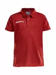 PROGRESS Polo Pique JR, BRIGHT RED/WHITE - Craft Vaatteet - 1905637-1430 - 1