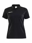 PROGRESS Polo Pique WMN, BLACK/WHITE - Craft Vaatteet - 1905623-9900 - 1