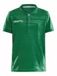Pro Control Button Jersey Jr, Team Green - Craft Vaatteet - 1906697-651900 - 1