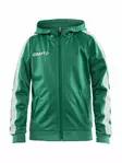 Pro Control Hood Jacket Jr, Team Green/W - Craft Vaatteet - 1906718-651900 - 1