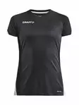 Pro Control Impact SS Tee W, BLACK-WHITE - Craft Vaatteet - 1908229-999900 - 1