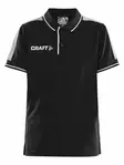 Pro Control Poloshirt Jr, Black/White - Craft Vaatteet - 1906736-999900 - 1