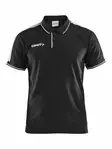 Pro Control Poloshirt M, Black/White - Craft Vaatteet - 1906734-999900 - 1