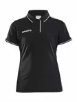 Pro Control Poloshirt W, Black/White - Craft Vaatteet - 1906735-999900 - 1