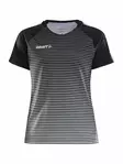 Pro Control Stripe Jersey W, Black/Plati - Craft Vaatteet - 1906699-999920 - 1
