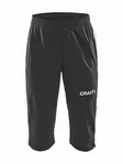 Progress 3/4 Pants Jr, BLACK-WHITE - Craft Vaatteet - 1907116-999900 - 1