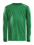 Rush LS Tee Jr, TEAM GREEN - Craft Vaatteet - 1907366-651000 - 1