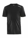 Rush SS Tee Jr, BLACK - Craft Vaatteet - 1907363-999000 - 1