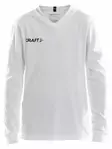 Squad Jersey Solid LS Jr, White - Craft Vaatteet - 1906886-1900 - 1