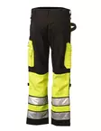 Hi-Vis STRETCH riipputaskuhousu kelta/musta EN 20471 lk.2 - 4350 - Priha Huomiohousut - 4350 - 2