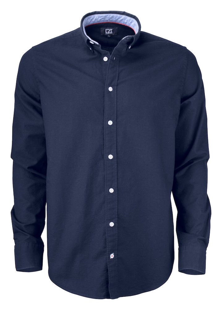 C&B Belfair Oxford Shirt Men's, Tummansi - Cutter & Buck Vaatteet - 352400-580 - 1