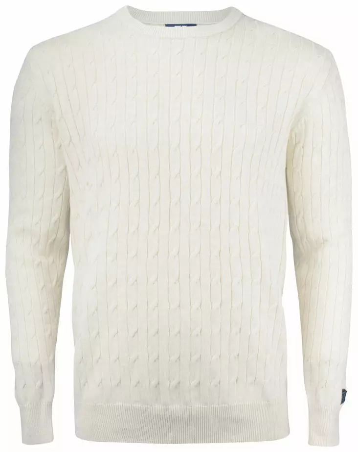 C&B Blakely Knitted Sweater Men's, Sand - Cutter & Buck Vaatteet - 355402-810 - 1