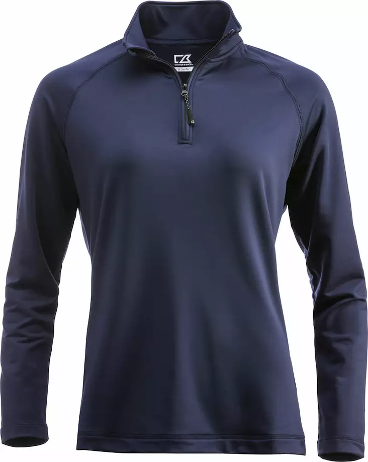 C&B Coos Bay Half Zip Ladies, Syvänsinin - Cutter & Buck Vaatteet - 358401-580 - 1