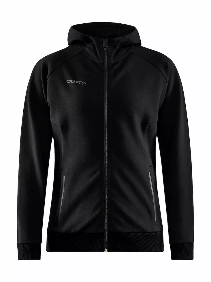 CORE Soul Full Zip Hood W, Black - Craft Vaatteet - 1910626-999000 - 1