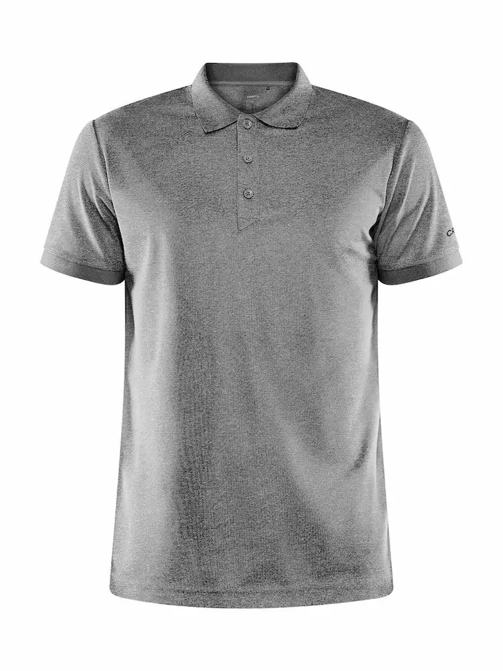 CORE Unify Polo Shirt M, Dk Grey Melang - Craft Vaatteet - 1909138-975000 - 1
