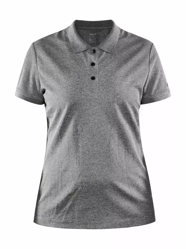 CORE Unify Polo Shirt W, Dk Grey Melang - Craft Vaatteet - 1909139-975000 - 1
