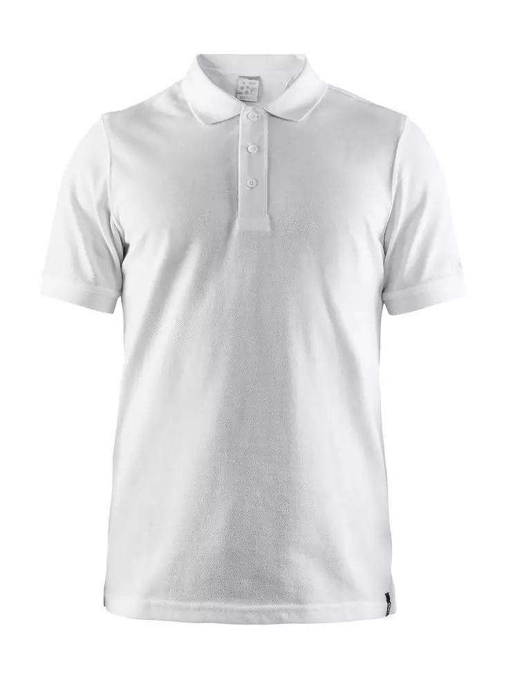 Casual Polo Pique M, White - Craft Vaatteet - 1905800-900000 - 1