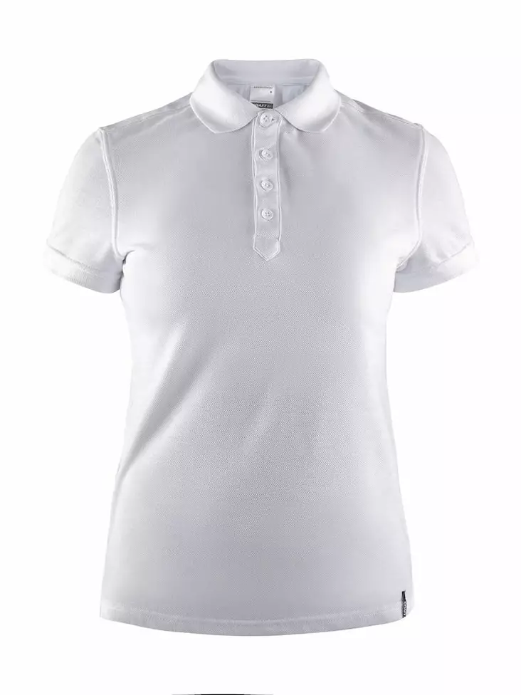 Casual Polo Pique W, White - Craft Vaatteet - 1905801-900000 - 1